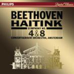 BEETHOVEN Symphonies nos. 4 & 8 CD HAITINK RCO PHILIPS, Ophalen of Verzenden, Classicisme, Zo goed als nieuw, Orkest of Ballet