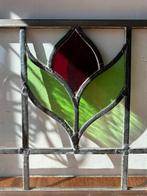 Glas in lood raam bovenlicht, Doe-het-zelf en Verbouw, Glas en Ramen, Ophalen, Gebruikt, Minder dan 80 cm, Glas in lood