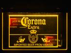 Led Lichtbord CORONA BIER 3d neon look, Verzamelen, Nieuw, Ophalen of Verzenden, Lichtbak of (neon) lamp