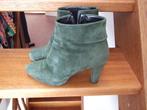 Dungelmans prachtige olijfgroene suede laarsjes op hak 39, Kleding | Dames, Schoenen, Lage of Enkellaarzen, Ophalen of Verzenden