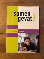 Samengevat Biologie VMBO KGT, Boeken, Ophalen of Verzenden, Zo goed als nieuw, VMBO, Biologie