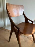 4 Arne Hovmand Olsen stoelen - Scandinavisch Design, Huis en Inrichting, Stoelen, Ophalen, Gebruikt, Bruin, Vier