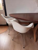 Eetkamerstoelen 4 stuks, moeten snel weg!, Ophalen, Kunststof, Gebruikt, Wit