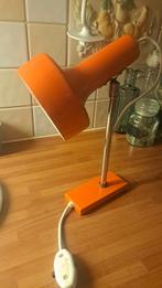 Vintage oranje tafellamp - Space Age stijl, Ophalen of Verzenden, Zo goed als nieuw, Metaal, Space Age