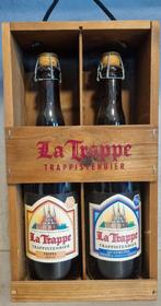 La Trappe krat '99 – Tripel & Quadrupel 75cl - Topstaat, Verzamelen, Biermerken, Ophalen of Verzenden, Zo goed als nieuw, Flesje(s)