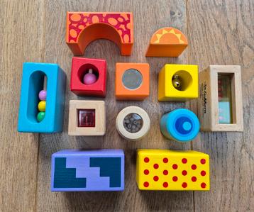 Eichhorn - 12 Houten blokken met geluid  beschikbaar voor biedingen