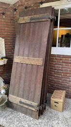 Jaren '30 raamluiken, 20 stuks incl scharnieren, Gebruikt, Minder dan 80 cm, Ophalen of Verzenden, Buitendeur