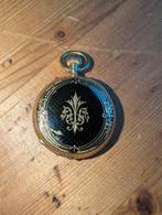 18 karaats remontoir zakhorloge 19e eeuw, Ophalen of Verzenden, Goud, Overige merken