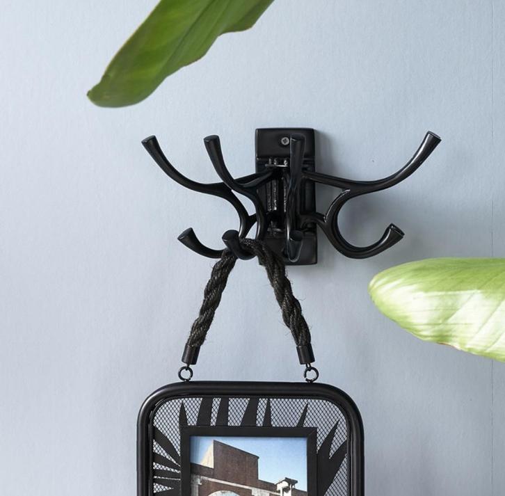 Riviera Maison kapstok zwart nieuw twv € 30,00 per stuk!, Huis en Inrichting, Woonaccessoires | Kapstokken, Nieuw, Wandkapstok