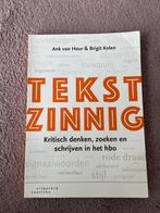 Studieboek tekstzinnig, Boeken, Ophalen of Verzenden, Zo goed als nieuw, HBO