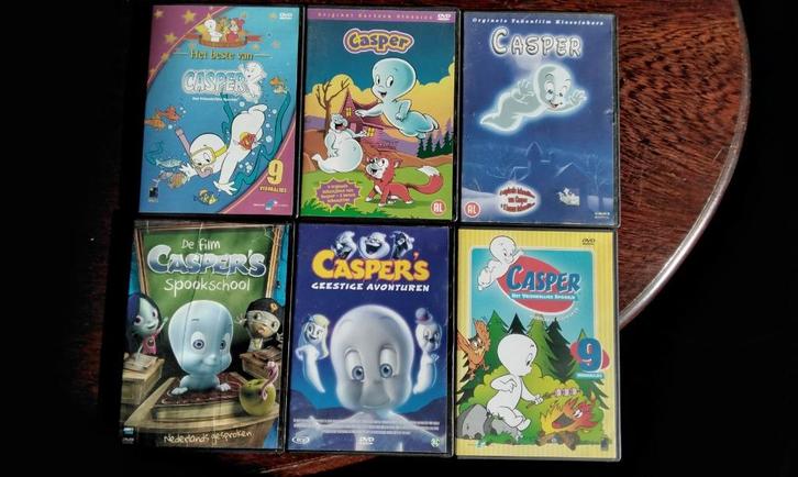 Casper 6 dvds, origineel, Cd's en Dvd's, Dvd's | Kinderen en Jeugd, Zo goed als nieuw, Film, Avontuur, Boxset, Alle leeftijden