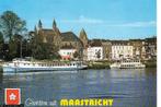 Ansichtkaart	Maastricht	Maas 	met rondvaartboten, Verzenden, 1980 tot heden, Gelopen, Limburg