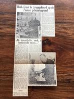 Voetbal krantenartikel Ajax Henk Groot Koog aan de Zaan 1962, Verzamelen, Ophalen of Verzenden, Gebruikt, Ajax