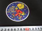 sticker met PINO word je een ster strip papegaai rolschaats, Ophalen, Zo goed als nieuw