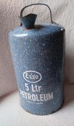 Emaille Esso petroleum vat/tank, Ophalen of Verzenden