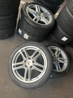 Porsche Velgen met Winterbanden 19 inch, Auto-onderdelen, Banden en Velgen, Gebruikt, Banden en Velgen, Winterbanden, 235 mm