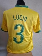 Lucio Brazilië Voetbalshirt Maat L - Top Conditie!, Maat 52/54 (L), Geel, Ophalen of Verzenden, Zo goed als nieuw