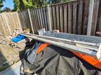 Elektrisch Zonnescherm 5 meter, Ophalen, Gebruikt