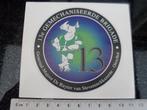 sticker 13e gemechaniseerde brigade oirschot leger army, Verzenden, Zo goed als nieuw, Bedrijf of Vereniging