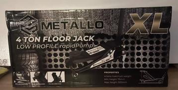Nieuwe 4 tons Garagekrik Metallo extra laag en snel heffen beschikbaar voor biedingen