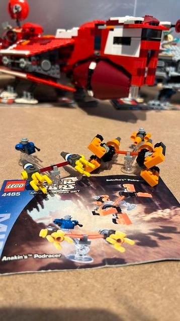 Lego 4485 Star Wars Anakin’s & Sebulba’s Podracers beschikbaar voor biedingen