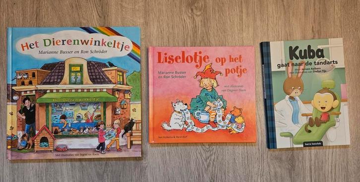 Peuterboekjes Set - Dierenwinkel, Liselotje, en Kuba, Boeken, Kinderboeken | Baby's en Peuters, Gelezen, 2 tot 3 jaar, Ophalen of Verzenden