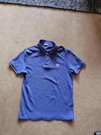 Moncler heren polo shirt blauw m, Moncler, Zo goed als nieuw, Verzenden, Maat 48/50 (M)