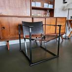 Pastoe Kubus Chair FM60 Radboud van Beekum, Zwart, Ophalen of Verzenden, Zo goed als nieuw, Metaal
