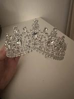 Metalen Kroon Tiara - Bruiloft & Decoratie, Met kristal, Overige materialen, Nieuw, Ophalen of Verzenden