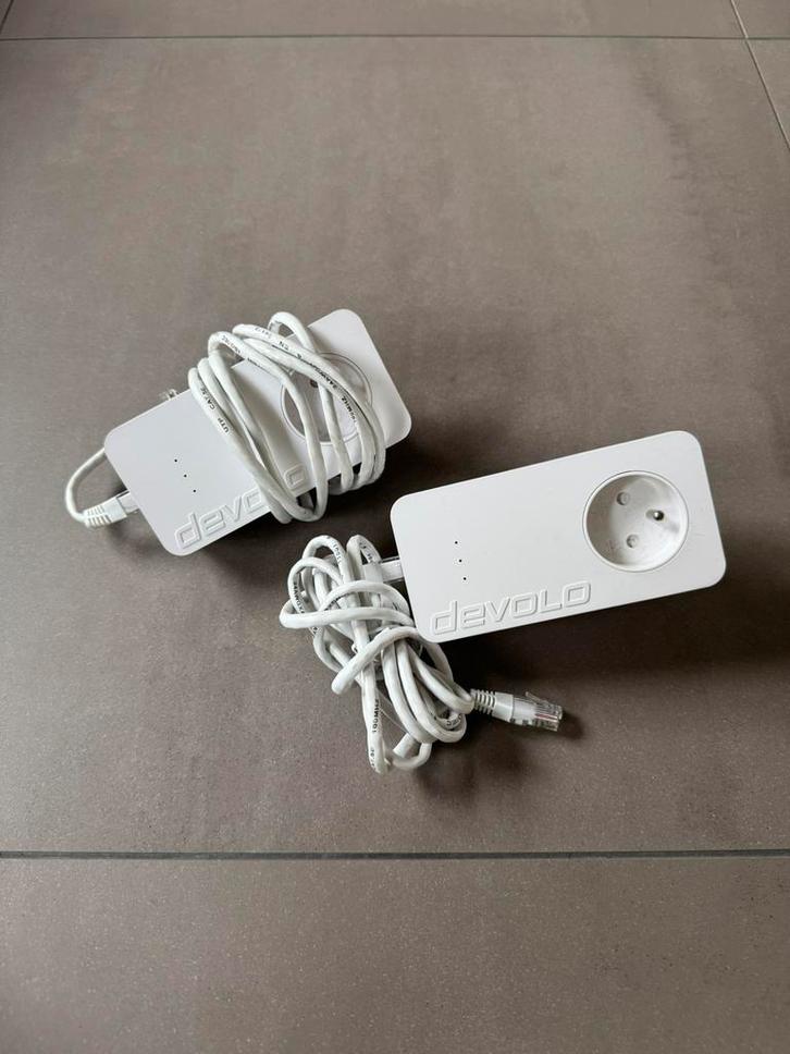 Devolo dLAN 650+ Powerline adapters (set van 2 stuks), Computers en Software, WiFi-versterkers, Zo goed als nieuw, Verzenden