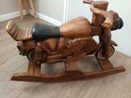 Vintage houten motor hobbel motor, Ophalen, Gebruikt