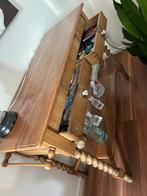 notenhouten dressoir brocante met gedraaide poten, Ophalen, Gebruikt, 100 tot 150 cm, Met lade(s)