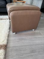 Prominent Voetenbank, Huis en Inrichting, Fauteuils, Ophalen, Minder dan 75 cm, Leer, Zo goed als nieuw
