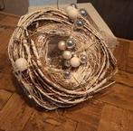 Prachtige wilgen kerstkrans, Huis en Inrichting, Woonaccessoires | Kransen, Ophalen of Verzenden, Zo goed als nieuw