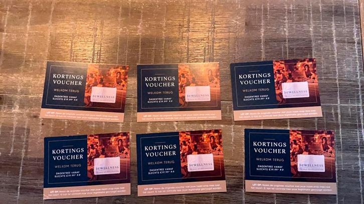 kortingsvoucher voor sauna van bewellnes. 19,99 p.p., Tickets en Kaartjes, Overige Tickets en Kaartjes, Twee personen