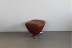 1x Leolux Caruzzo Hocker – Cognac Leer, Huis en Inrichting, Niet ingevuld, Niet ingevuld, Minder dan 50 cm, Ophalen of Verzenden