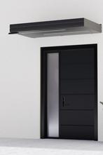 Aluminium deurluifels afdak met LED-verlichting - Exclusief, Doe-het-zelf en Verbouw, Deuren en Horren, Ophalen, Info@overkappingplaza.nl
