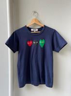 Comme des Garçons Play Blue/Navy T-shirt, Blauw, Ophalen of Verzenden, Korte mouw, Maat 36 (S)