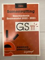 Samenvatting Geschiedenis VWO Examenstof 2022-2023, Ophalen of Verzenden, Nieuw, Vakgebied of Industrie