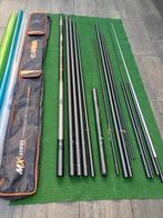 carbon hengel 11.5 m pack middy, Ophalen of Verzenden, Zo goed als nieuw, Complete set