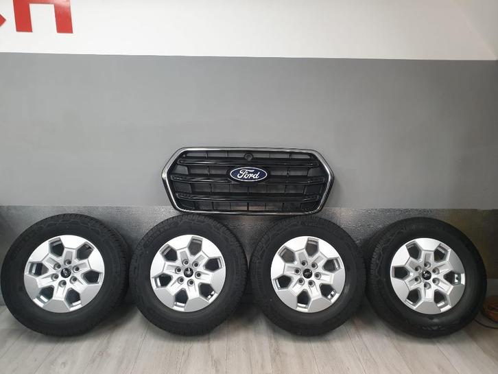 Ford Transit Grille | 4 Continental banden incl. velgen, Auto-onderdelen, Banden en Velgen, Band(en), All Season, 16 inch, 235 mm