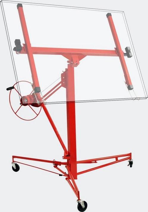 Te huurPlatenlift Gipsplatenlift ideaal voor plafondmontage!, Doe-het-zelf en Verbouw, Lieren en Takels, Zo goed als nieuw, Ophalen