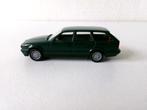 BMW 525i Touring donkergroen 1:87/H0 Herpa (zonder spiegels), Ophalen of Verzenden, Gebruikt, Auto, Herpa