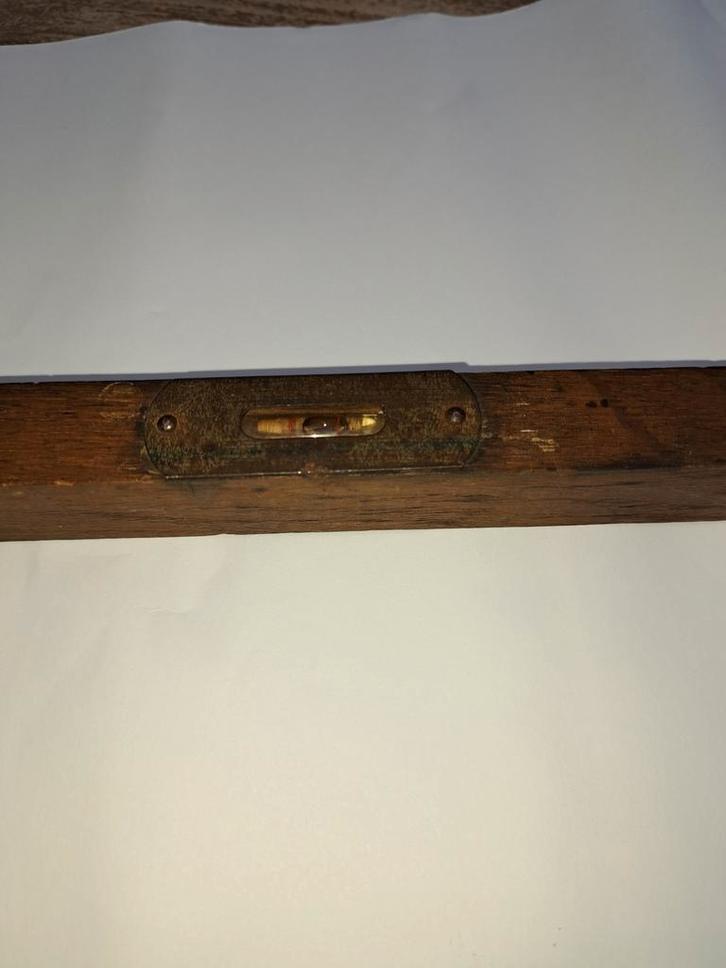Antieke Houten Waterpas, Antiek en Kunst, Antiek | Gereedschap en Instrumenten, Ophalen of Verzenden