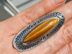 Vanoli 925 zilveren ring met tijgeroog maat 17, Daiva1973@hotmail.com, Vanoli, Overige kleuren, Nieuw