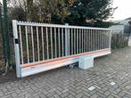 Elektrische aluminium schuifpoort 3,75 meter doorgang, Tuin en Terras, Ophalen, Gebruikt, 100 tot 150 cm, Schuifpoort