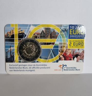 2 Euro Coincard 2012 - 10 jaar Euro - BU beschikbaar voor biedingen