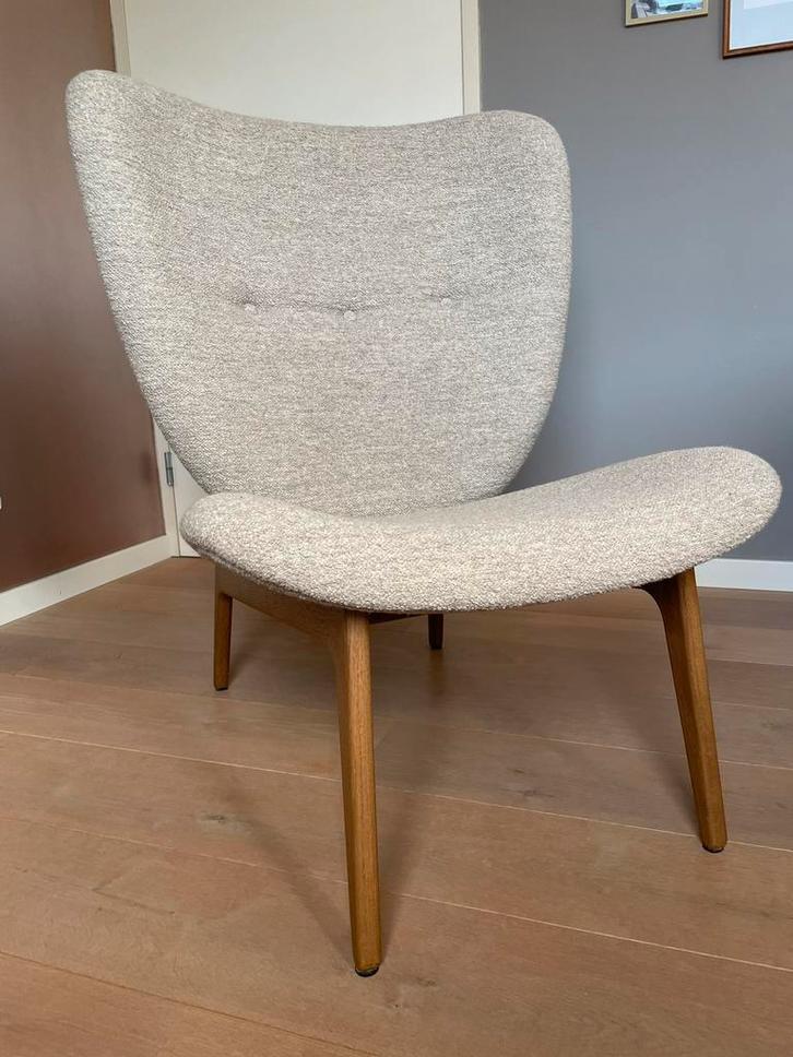 Norr11 Elephant lounge fauteuil, Huis en Inrichting, Fauteuils, Zo goed als nieuw, Hout, Stof, 50 tot 75 cm, 75 tot 100 cm, Ophalen