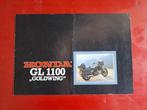 Honda GL 1100 Goldwing - Nederlandse folder - 1980?, Gelezen, Honda, Verzenden, Honda Motorcycle