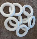 Styropor ring, piepschuim kerst krans - 25cm wit 20stuks, Ophalen of Verzenden